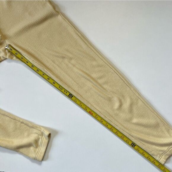 Aritzia Tna Waffle Jogger Butter Yellow Small - Picture 10 of 14